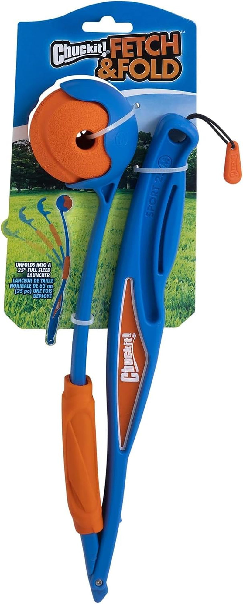 chuckit-fetch-fold-mini-18m-dog-ball-launcher-18-long-handle-compatible-with-medium-2-5-ball-included-for-medium-pets-20-to-60-lbs