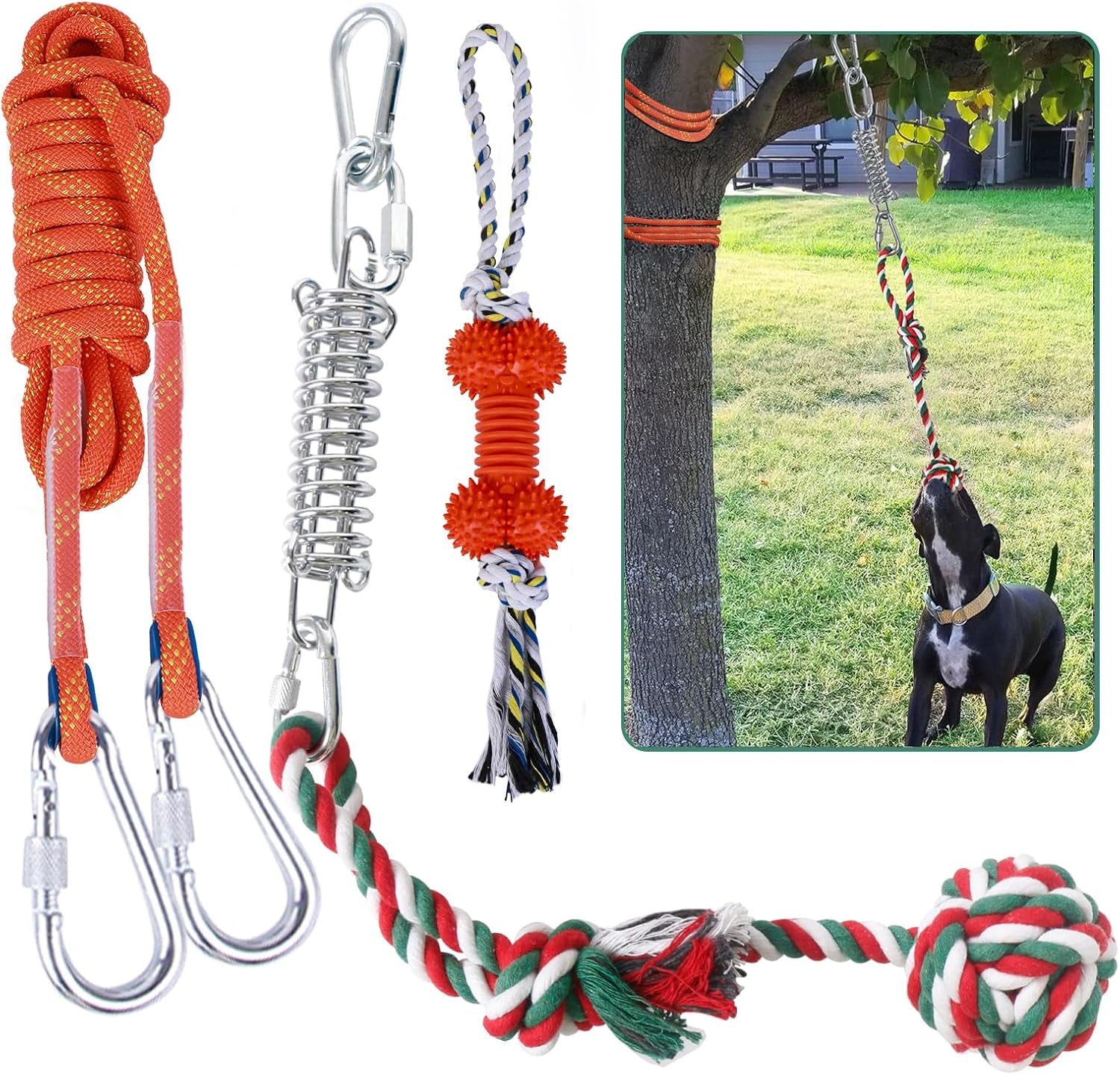 hopet-dog-outdoor-bungee-hanging-toy-tether-tug-of-war-toys-for-medium-to-large-dog-to-exercise-durable-interactive-tug-toy-dog-rope-toys
