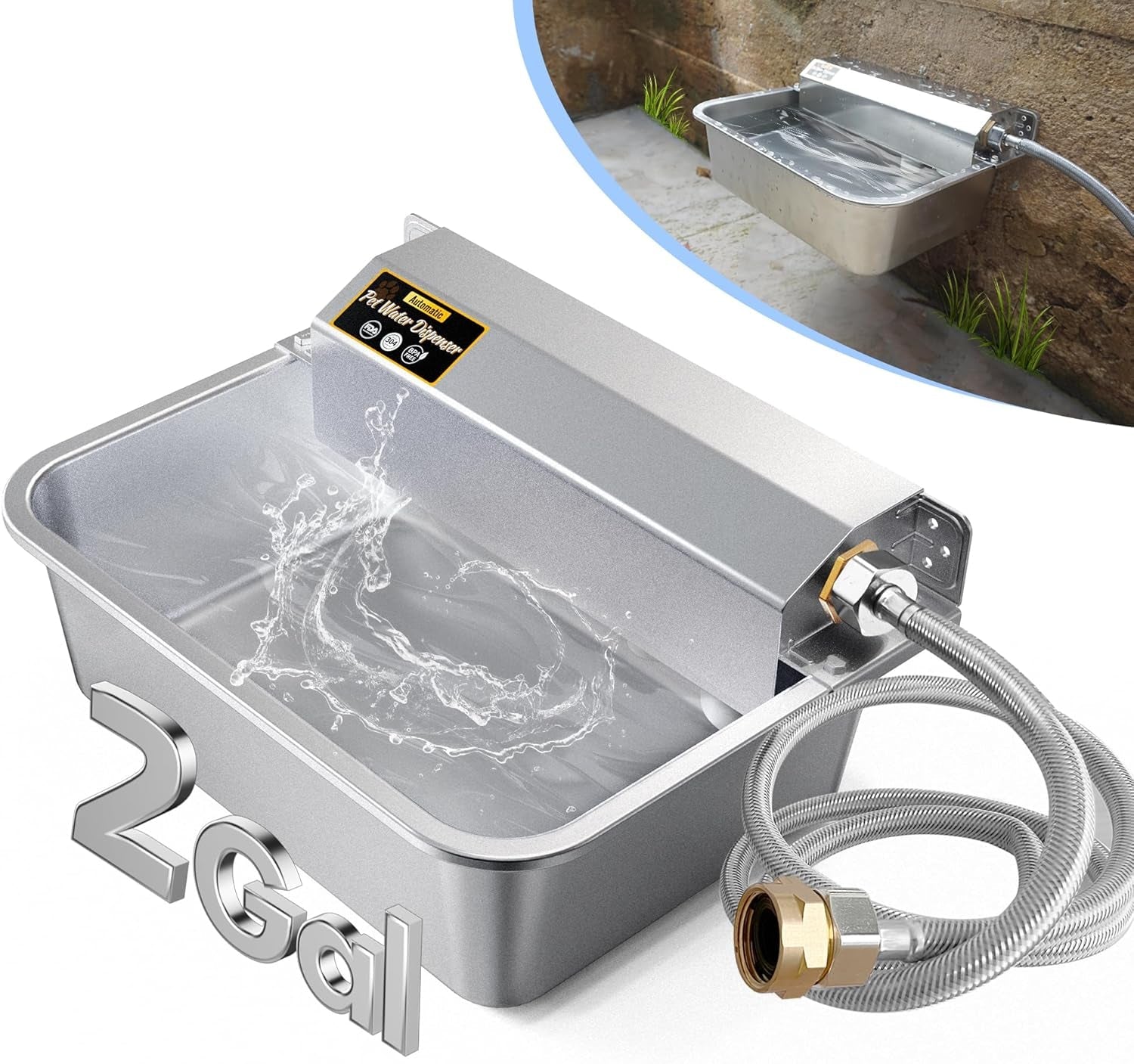 petimi-automatic-dog-water-dispenser-2-gallons-304-stainless-steel-dog-water-bowl-for-indoor-outdoor-large-water-bowl-for-pets-livestock-anti-tip-wide-mouth-water-auto-fill-fit-ght-3-4-faucet
