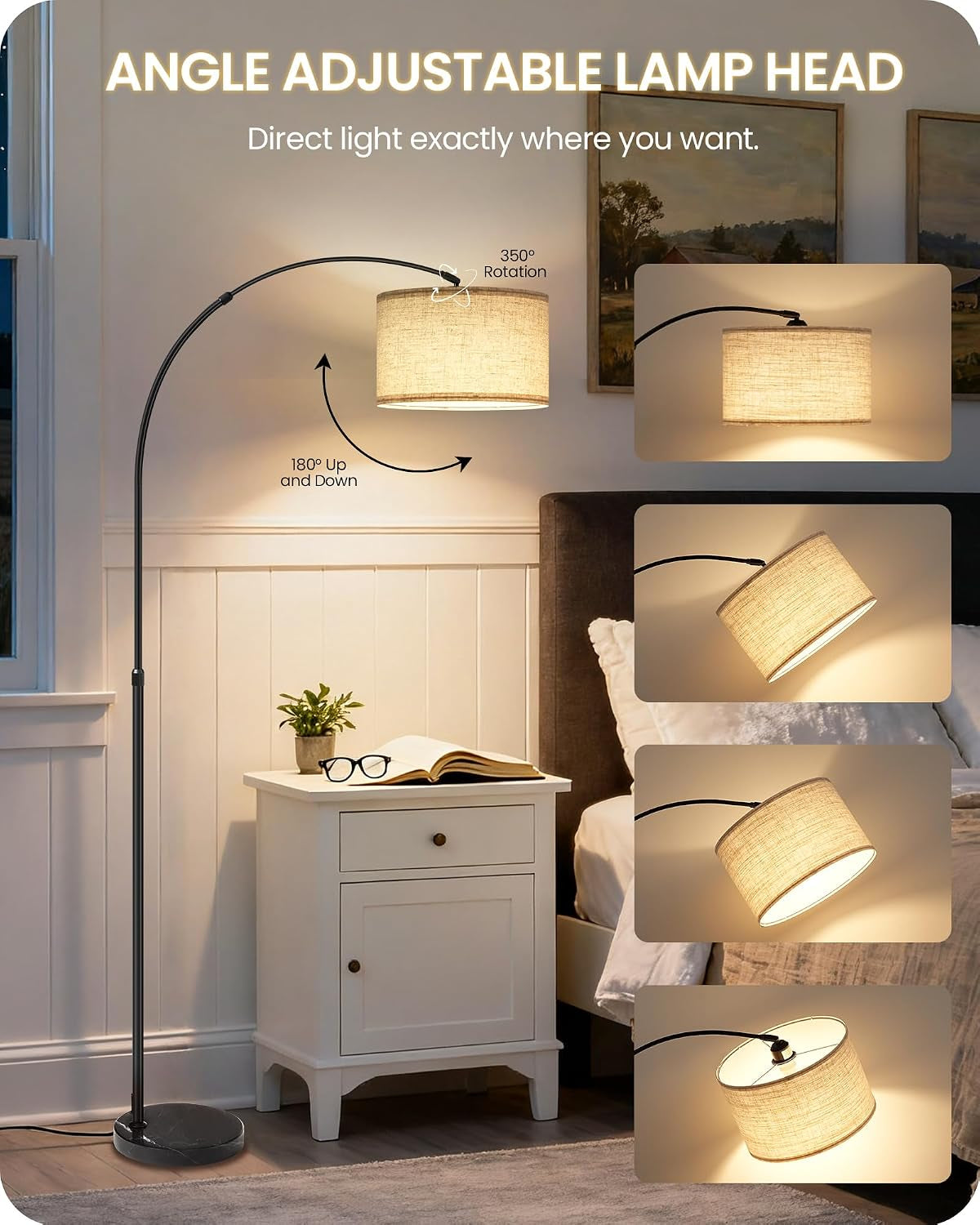 75-arc-floor-lamp-with-marble-base-and-adjustable-height-rotating-hanging-shade-dimmable-floor-lamp-for-living-room-with-remote-and-foot-switch-3cct-over-couch-arched-reading-light-e15ld05