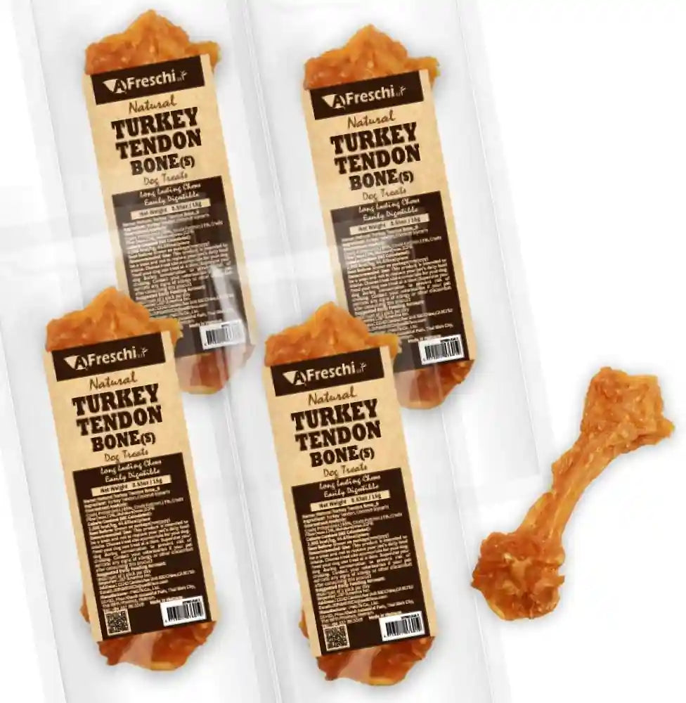a-freschi-srl-turkey-tendons-for-dogs-usa-sourced-human-grade-rawhide-free-long-lasting-puppy-chews-all-natural-hypoallergenic-dog-treats-for-small-breeds-strips-3oz-pack