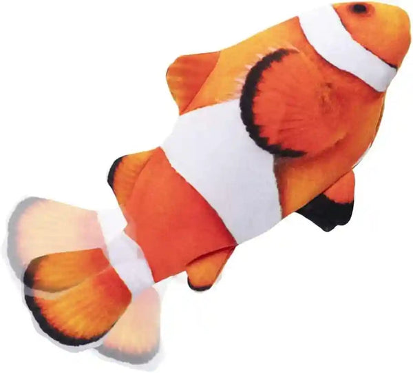 Tocirelo Cat Toys Flopping Fish with Catnip, Moving Cat Toy Interactive for Indoor Cats, Kitten Kicker Floppy Dog Toy, 11" Electric Realistic Plush Wiggle Fish for Kitty Exercise12