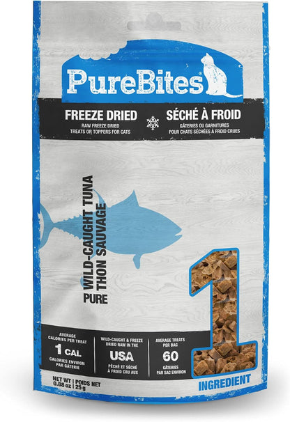 Purebites Tuna Freeze Dried Cat Treats, 0.88Oz | 25G - Value Size1