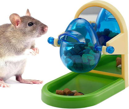 Rat Enrichment Foraging Toy, Intelligent Treat Dispensing Puzzle | Interactive Puzzle Design Inspires Natural Foraging Instincts, Slows Feeding Speed to Relieve Boredom and Anxiety for Rats1