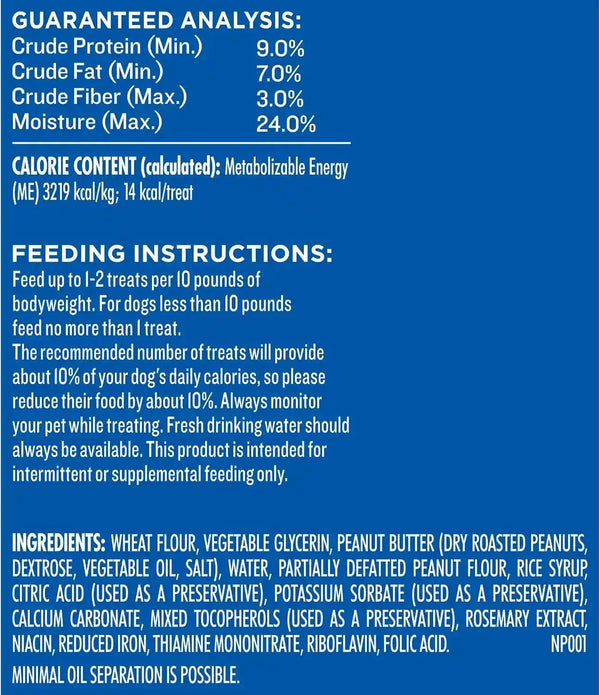 Milk-Bone Soft & Chewy Peanut Buttery Bites, 4.5 Oz. Bag | Soft Dog Treats with Jif Peanut Butter7