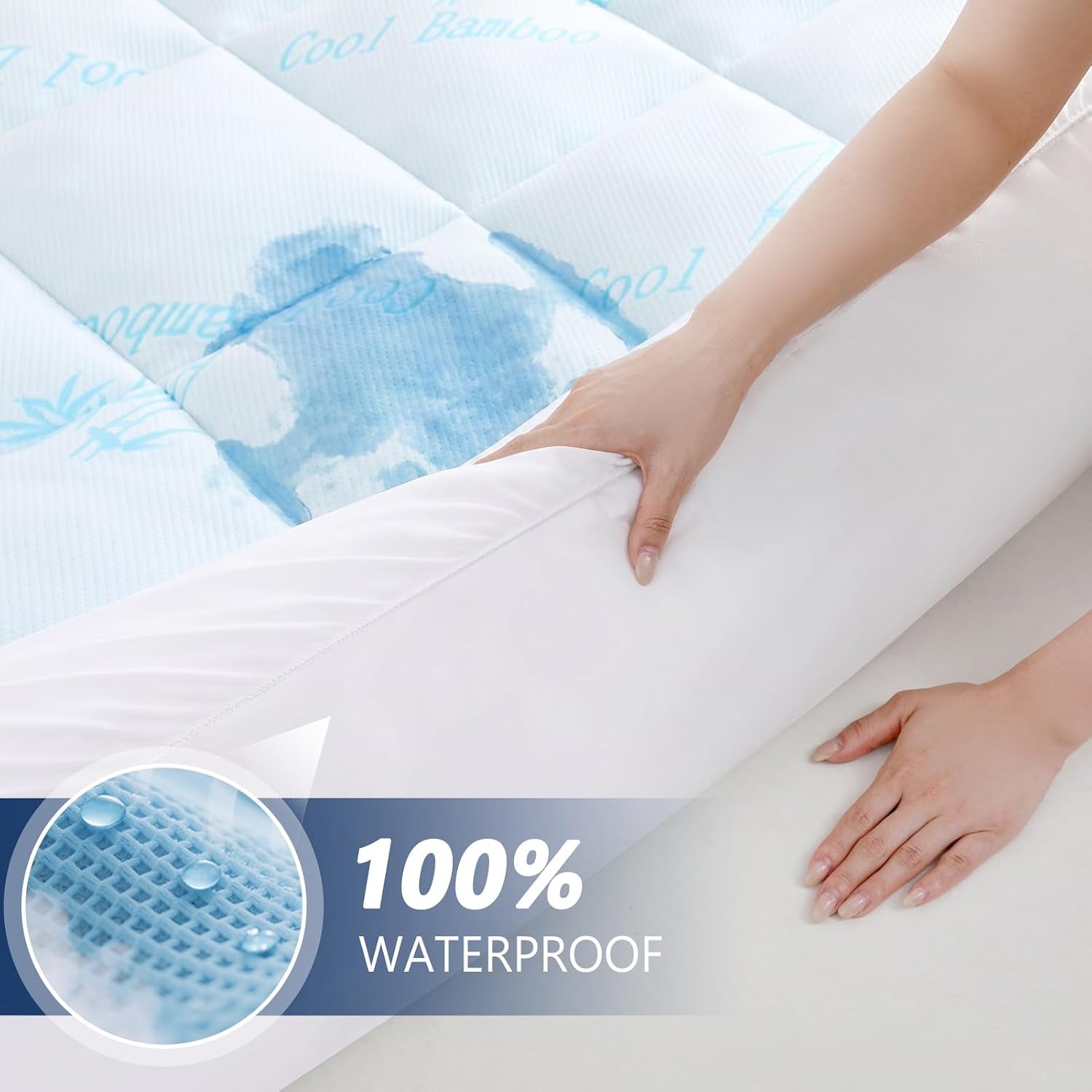 100-waterproof-queen-mattress-topper-viscose-derived-from-bamboo-cooling-pillow-top-memory-foam-mattress-topper-for-hot-sleepers-deep-pocket-fits-8-21-inch