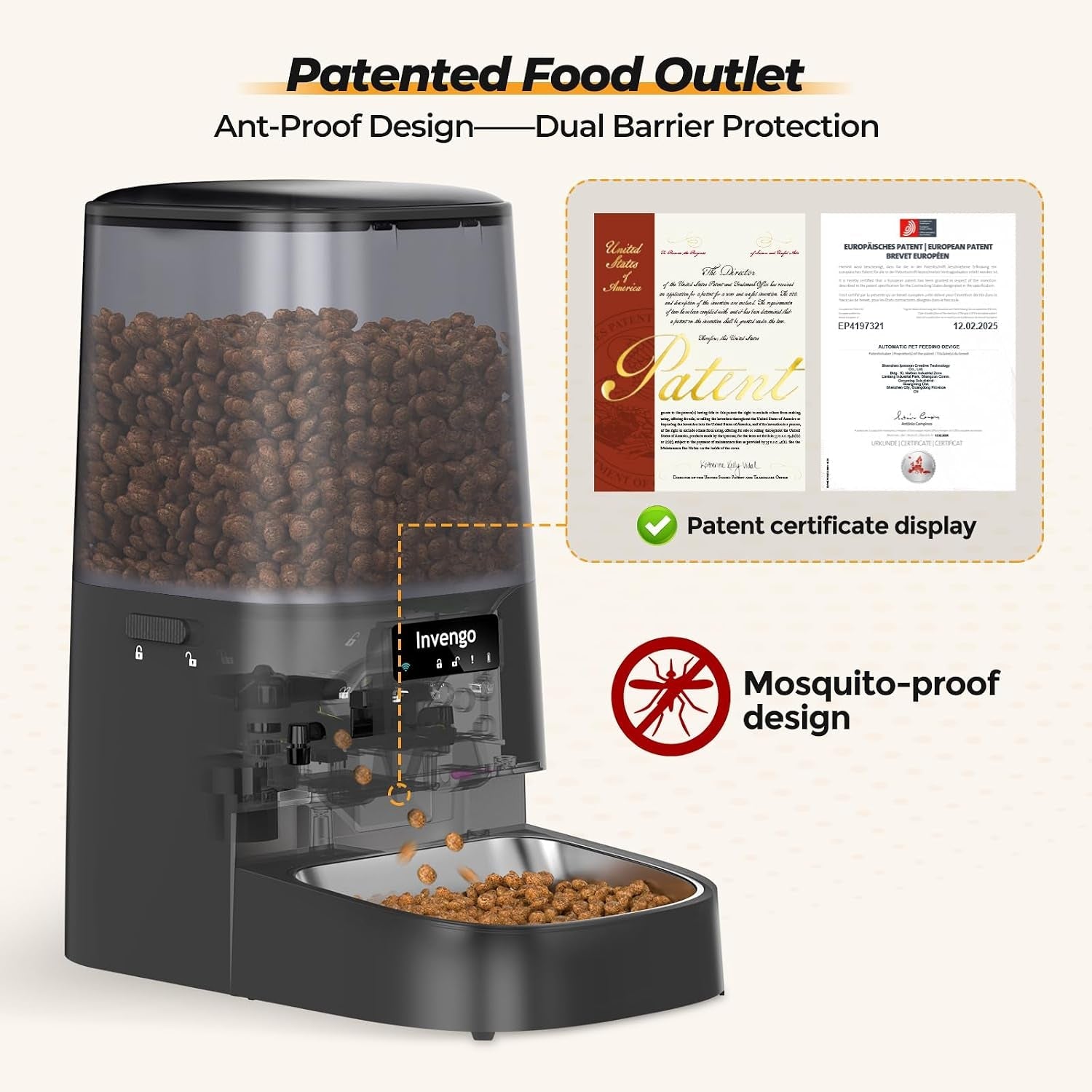 automatic-cat-feeder-with-app-control-5l-food-dispenser-for-cats-and-small-dogs-2-4-5g-wi-fi-programmable-portions-anti-jam-fresh-lock-stainless-steel-bowl-easy-to-clean