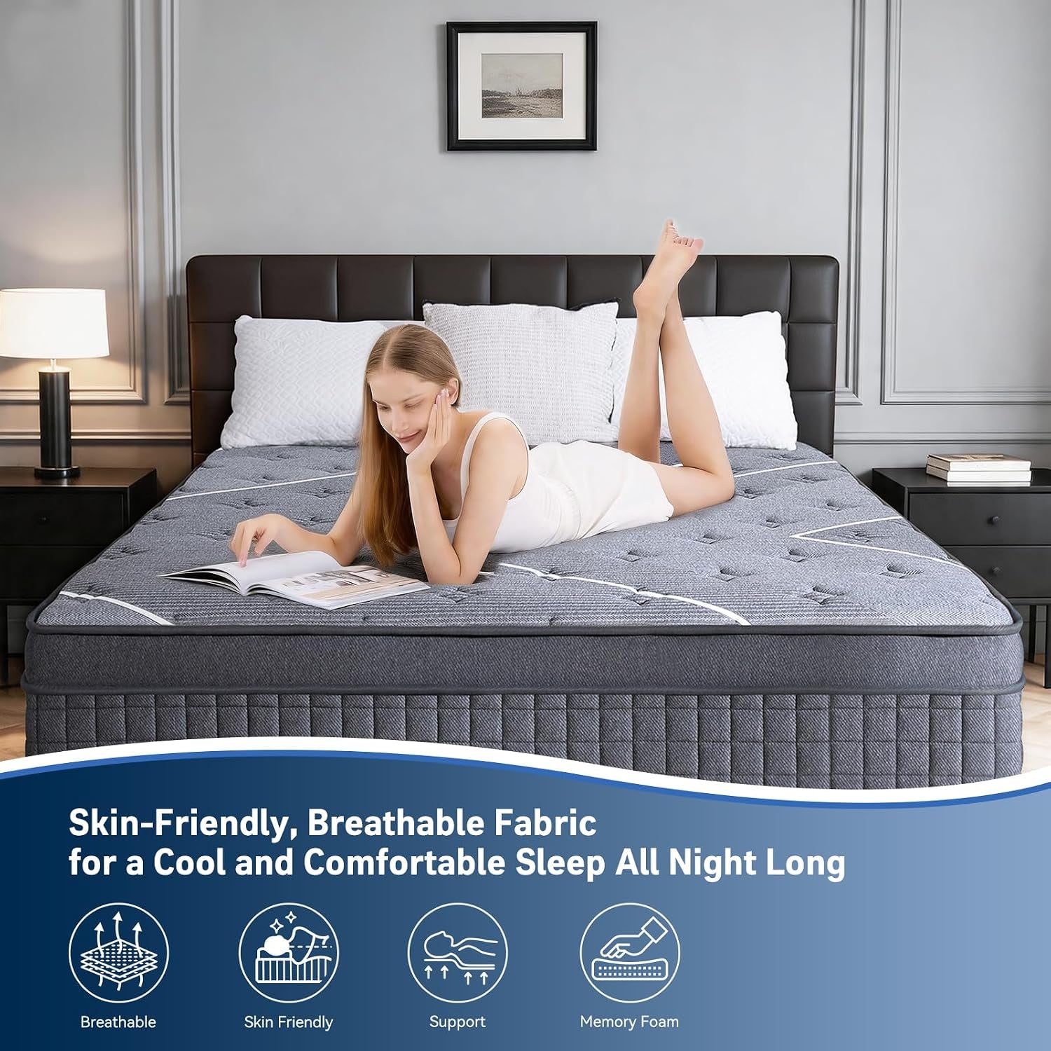 full-mattress-12-inch-luxury-hotel-level-hybrid-mattress-in-a-box-cooling-gel-memory-foam-upgraded-pocket-springs-enhanced-back-lumbar-hip-support-back-pain-relief-medium-firm-365-night-trial