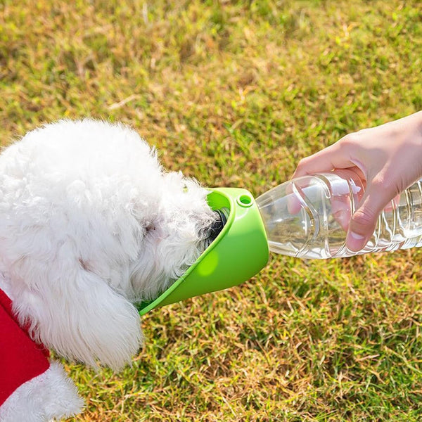 Portable Dog Water Bottle Dispenser with Silicone Bowl, Leak Travel Pet Water Feeder for Outdoor Walking Hiking, Small Dogs4