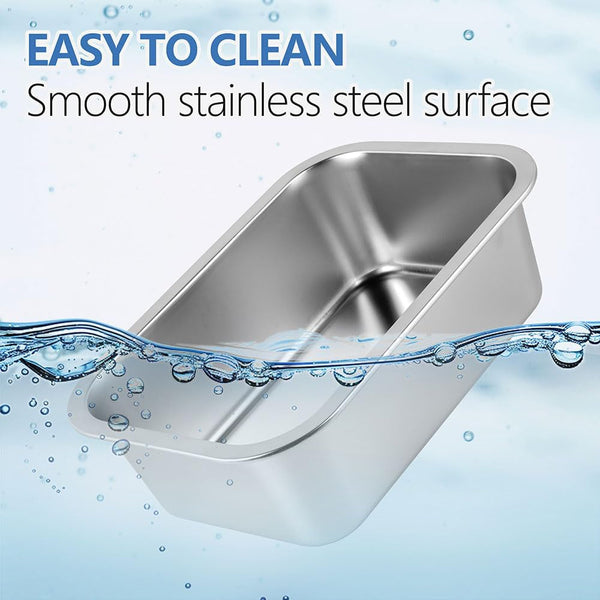 Stainless Steel Dog Water Bowl: 1.25 Gallons Metal Pet Water & Food Bowl No Spilling - High Capacity Dog Bowls for Medium, Larges, X-Large Dogs3