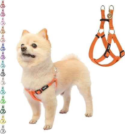 PUPTECK No Pull Dog Harness Soft Adjustable Basic Nylon Step in Puppy Vest Outdoor Walking with ID Tag58