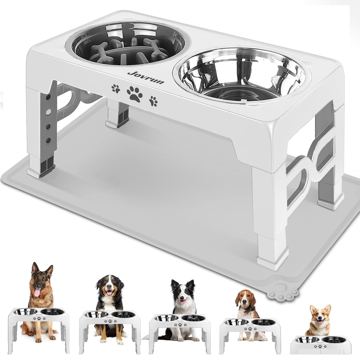 jovrun-elevated-dog-bowls-for-medium-large-size-dogs-non-slip-dog-feeder-with-1-stainless-steel-dishes-1-slow-feeder-bowl-5-heights-adjustable-raised-bowls-to-3-15-8-66-9-84-11-02-12-2