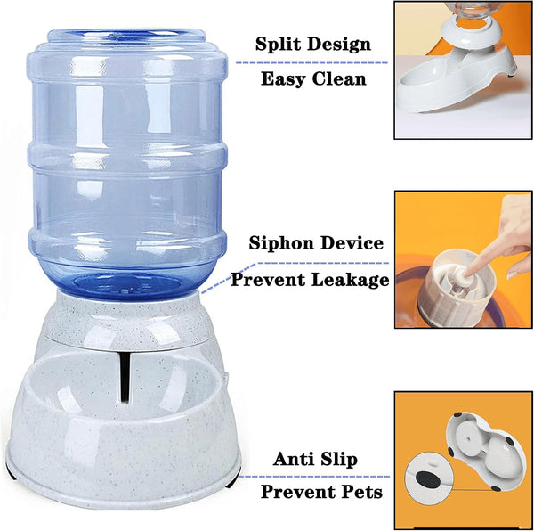 Automatic Dog Water Dispenser, 3 Gallon| 11L Gravity Automatic Pet Water Dispenser Station, Pet Waterer for Dogs and Cats, Large Capacity Water Feeder4
