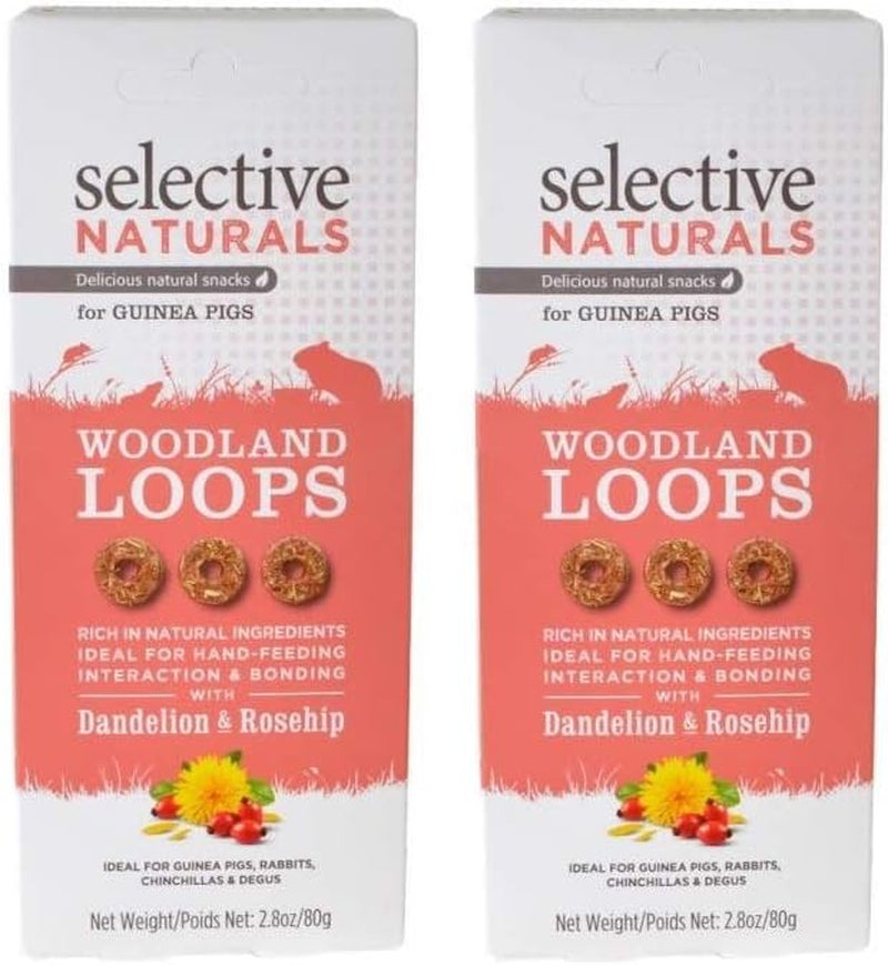 supreme-petfoods-2-pack-of-selective-naturals-woodland-loops-guinea-pig-treats-2-8-ounces-each-with-dandelion-and-rosehip
