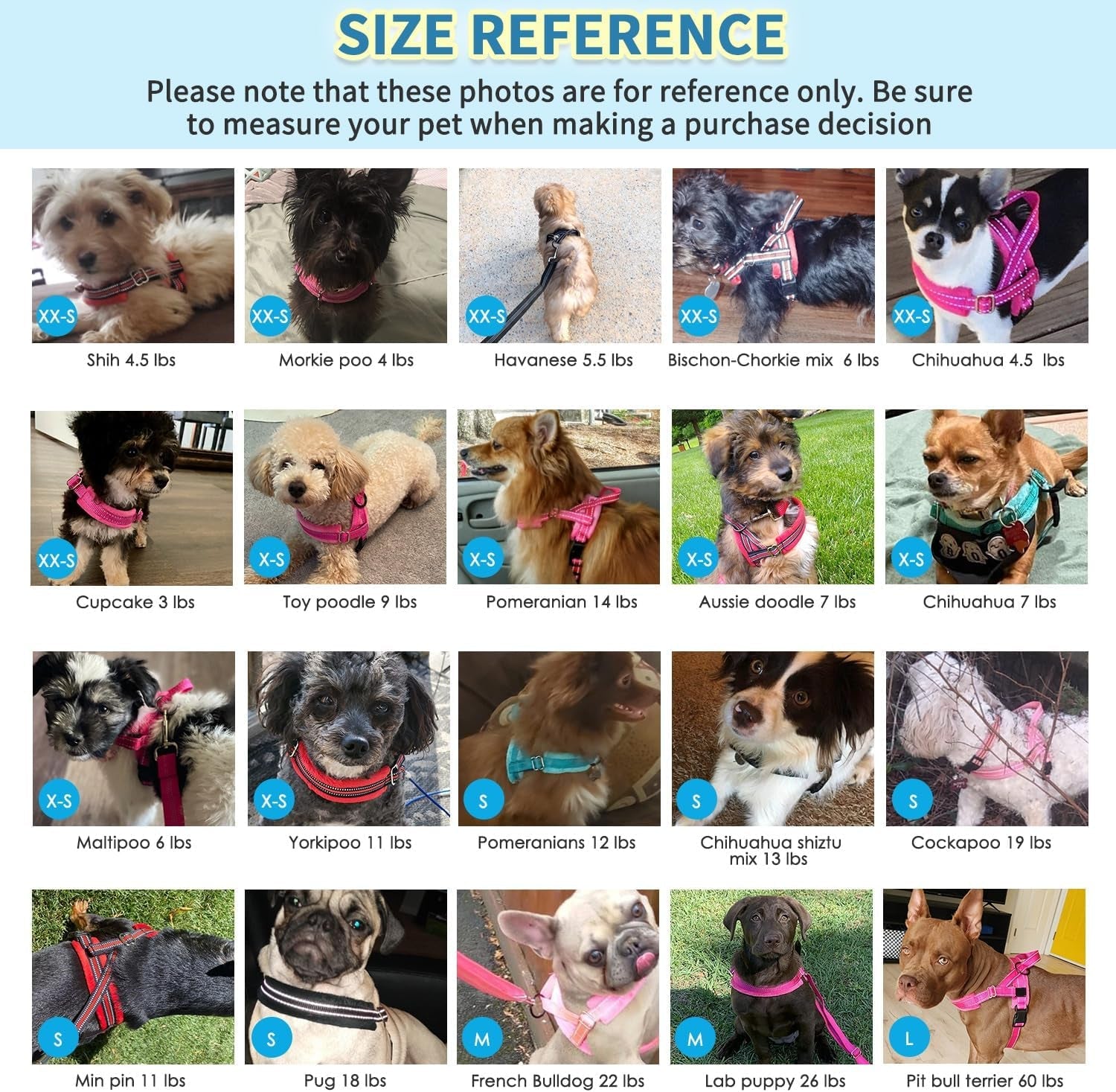 slowton-no-pull-small-dog-harness-and-leash-set-puppy-soft-vest-harness-neck-chest-adjustable-reflective-lightweight-harness-anti-twist-pet-lead-combo-for-small-medium-dogs-fuchsia-xxs