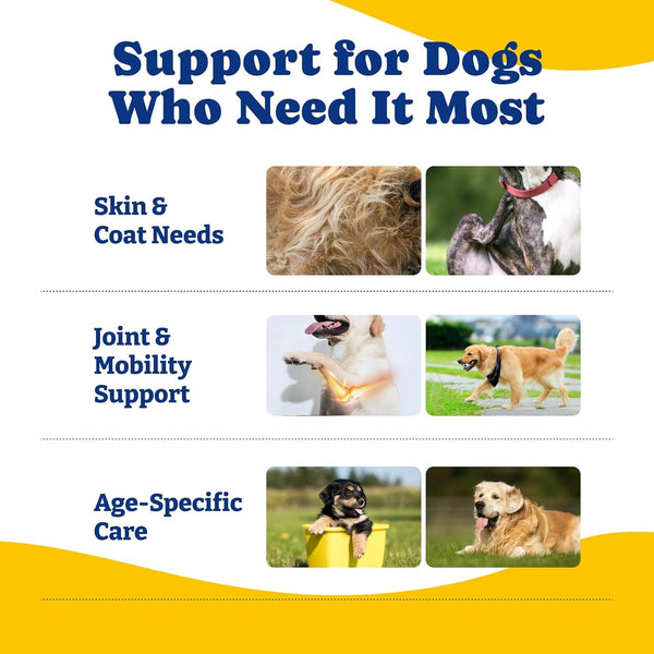Collagen for Dogs, Soft Chews for Hip, Joint, Skin & Coat Supplement | Collagen Soft Chews for Cartilage,Mobility Support with Types I, II & III Collagen and Superfood-120 Count,Duck & Pear Flavor6