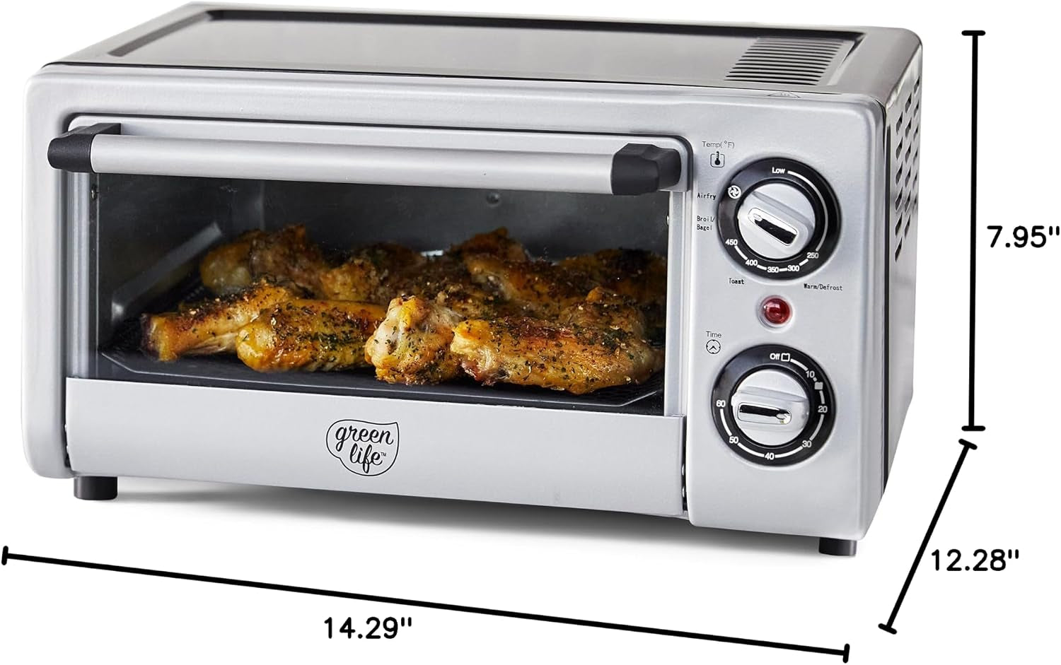 countertop-toaster-oven-air-fryer-stainless-steel-healthy-ceramic-nonstick-pfas-free-tray-basket-bake-broil-reheat-adjustable-temp-time-control-auto-shutoff-black