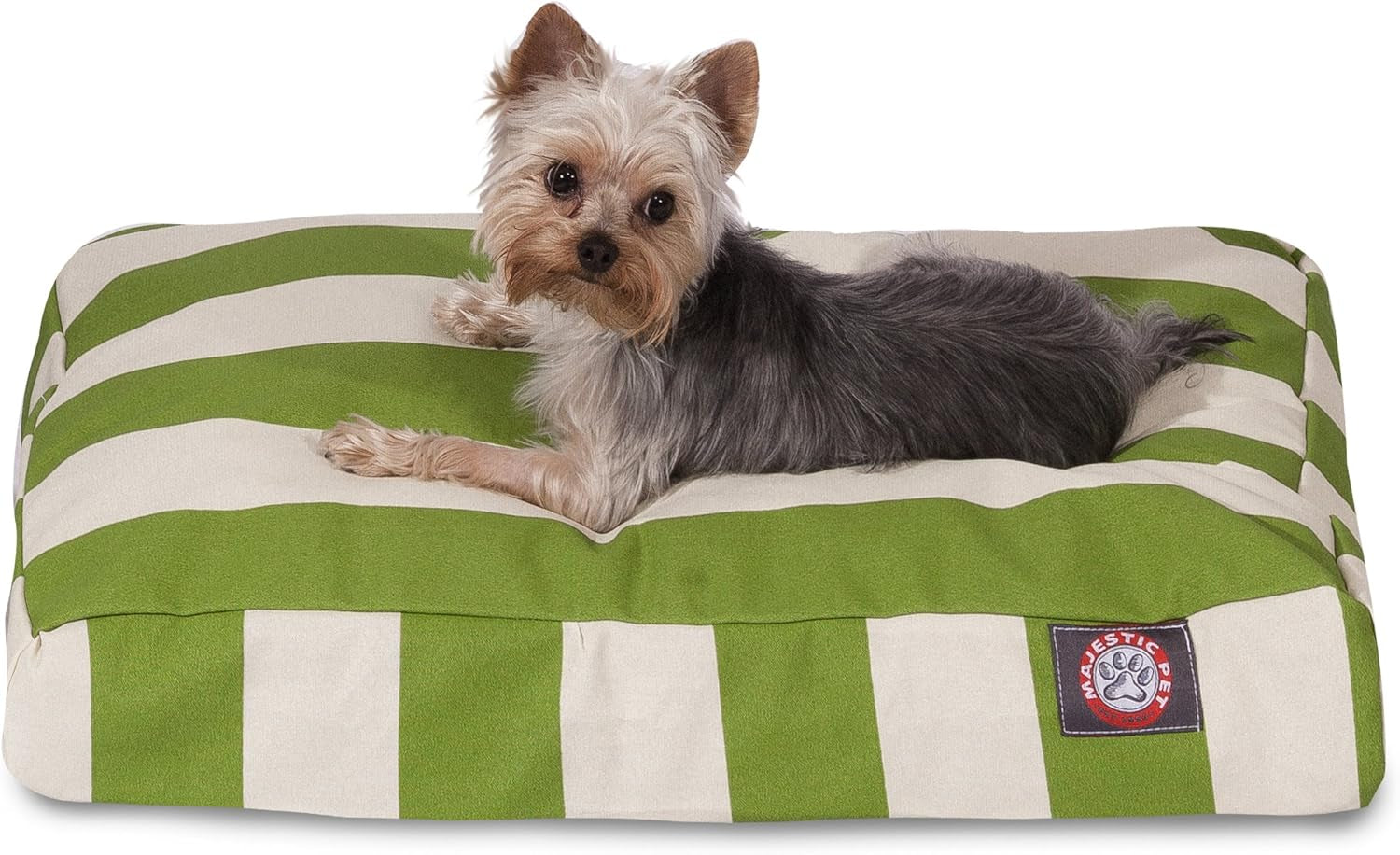 majestic-pet-stripes-rectangle-medium-dog-bed-washable-non-slip-comfy-pet-bed-dog-crate-bed-with-removable-washable-cover-dog-kennel-bed-for-sleeping-polyester-fiber-medium-black