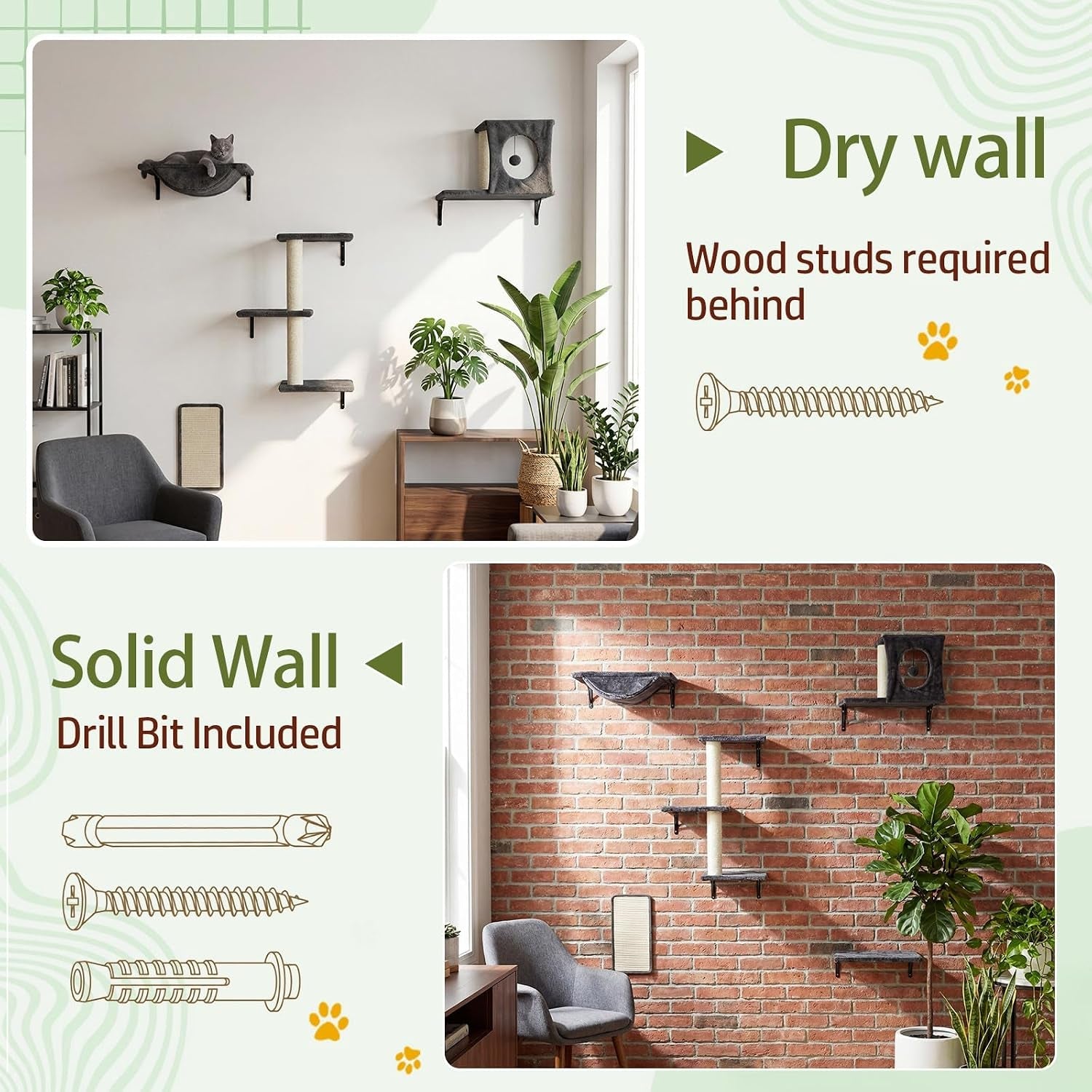 cat-wall-shelves-cat-wall-mounted-furniture-climbing-wall-systems-with-perches-scratchers-and-condo-kitten-indoor-jungle-gym-set-of-5-grey