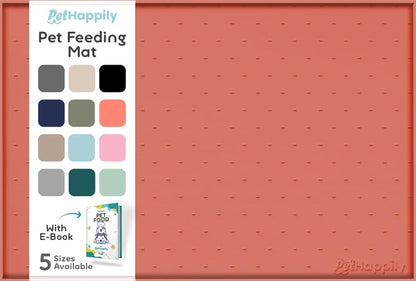 Dog Food Mat - Raised Edges Dogs Mat for Food and Water Prevent Spill, Waterproof Cat Food Mats Protect Floors, Easy Clean Dog Bowl Mats for Food and Water, Silicone Pet Feeding Placemats28