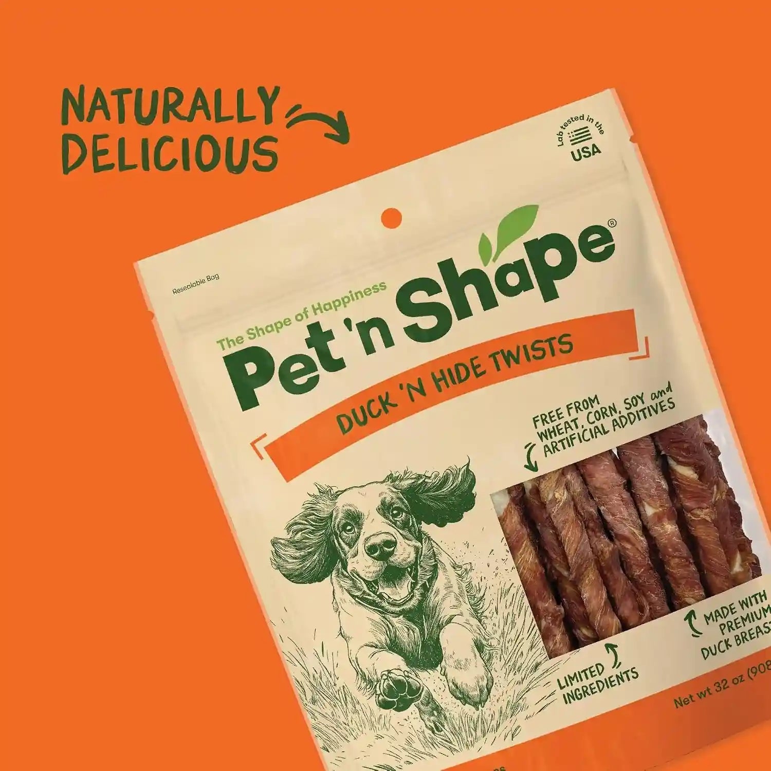 pet-n-shape-duck-n-hide-twists-duck-wrapped-rawhide-natural-dog-treats-small-1-pound-pack-of-1