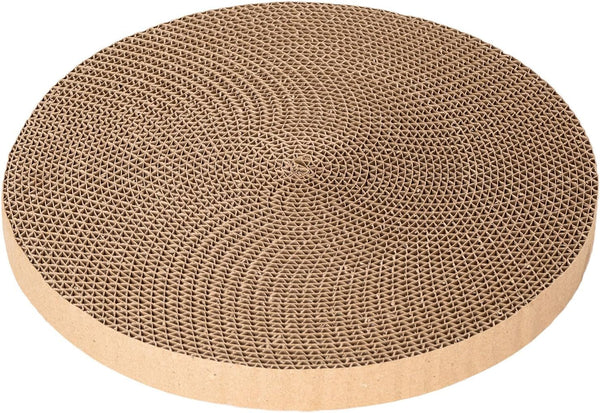 Round Cat Scratcher Refill - 10 Inch Diameter, 7/8 Inch Thickness - Cardboard Cat Scratcher Scratching Board Replacement Pads (2Pcs) for Indoor Cats8