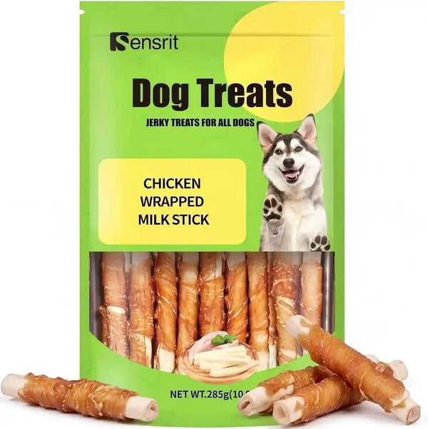 Duck Meat Wrapped Sweet Potato Dog Treats - 10 Oz (285G) Natural Jerky, Hypoallergenic for Sensitive Stomachs, Fiber-Rich, Healthy Snacks for Dogs16
