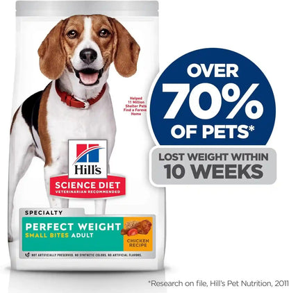 Hill'S Science Diet Adult Perfect Weight Small Bites Dry Dog Food | #1 Veterinarian Recommended, Chicken Recipe, 4 Lb. Bag3
