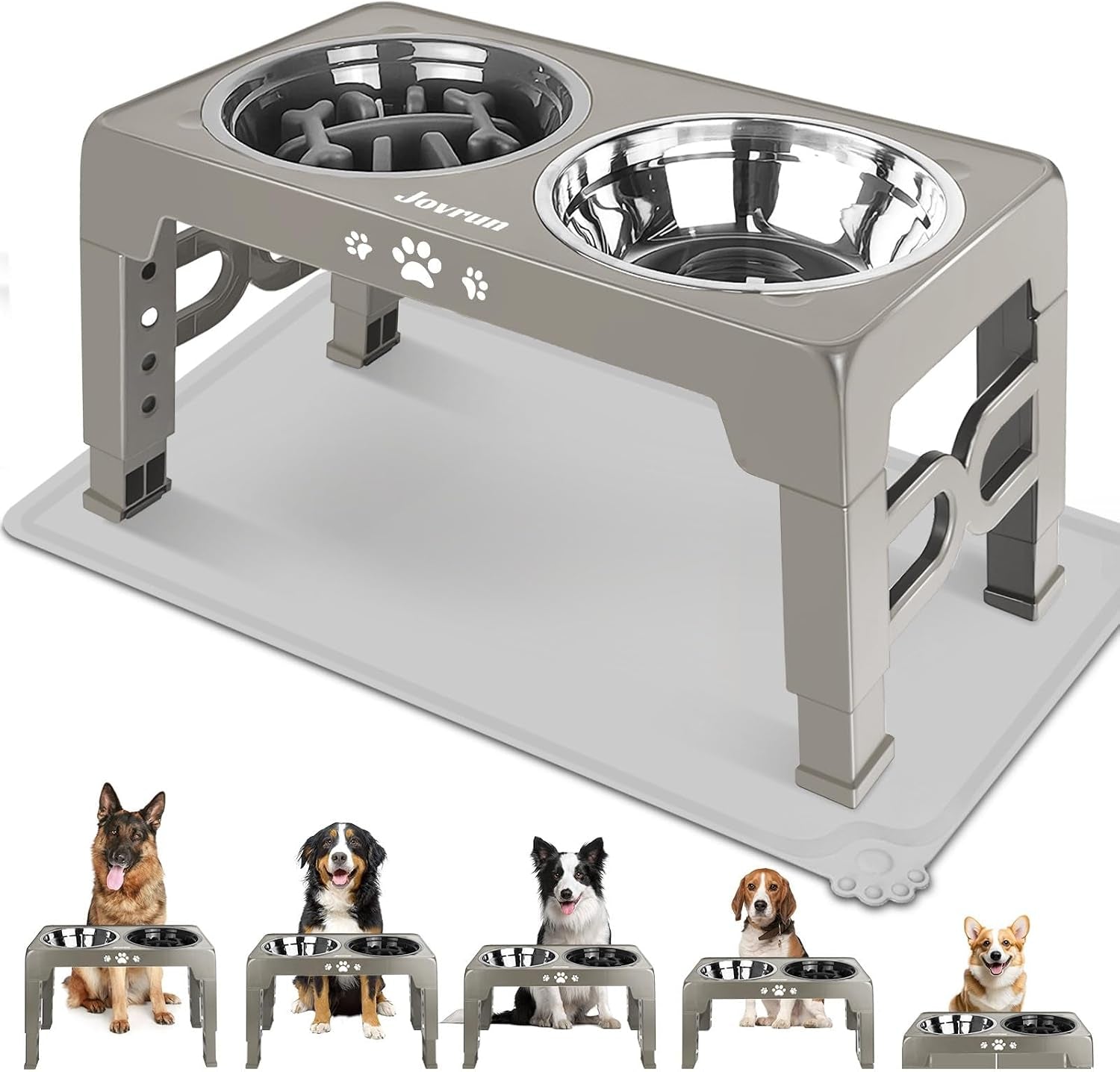 jovrun-elevated-dog-bowls-for-medium-large-size-dogs-non-slip-dog-feeder-with-1-stainless-steel-dishes-1-slow-feeder-bowl-5-heights-adjustable-raised-bowls-to-3-15-8-66-9-84-11-02-12-2