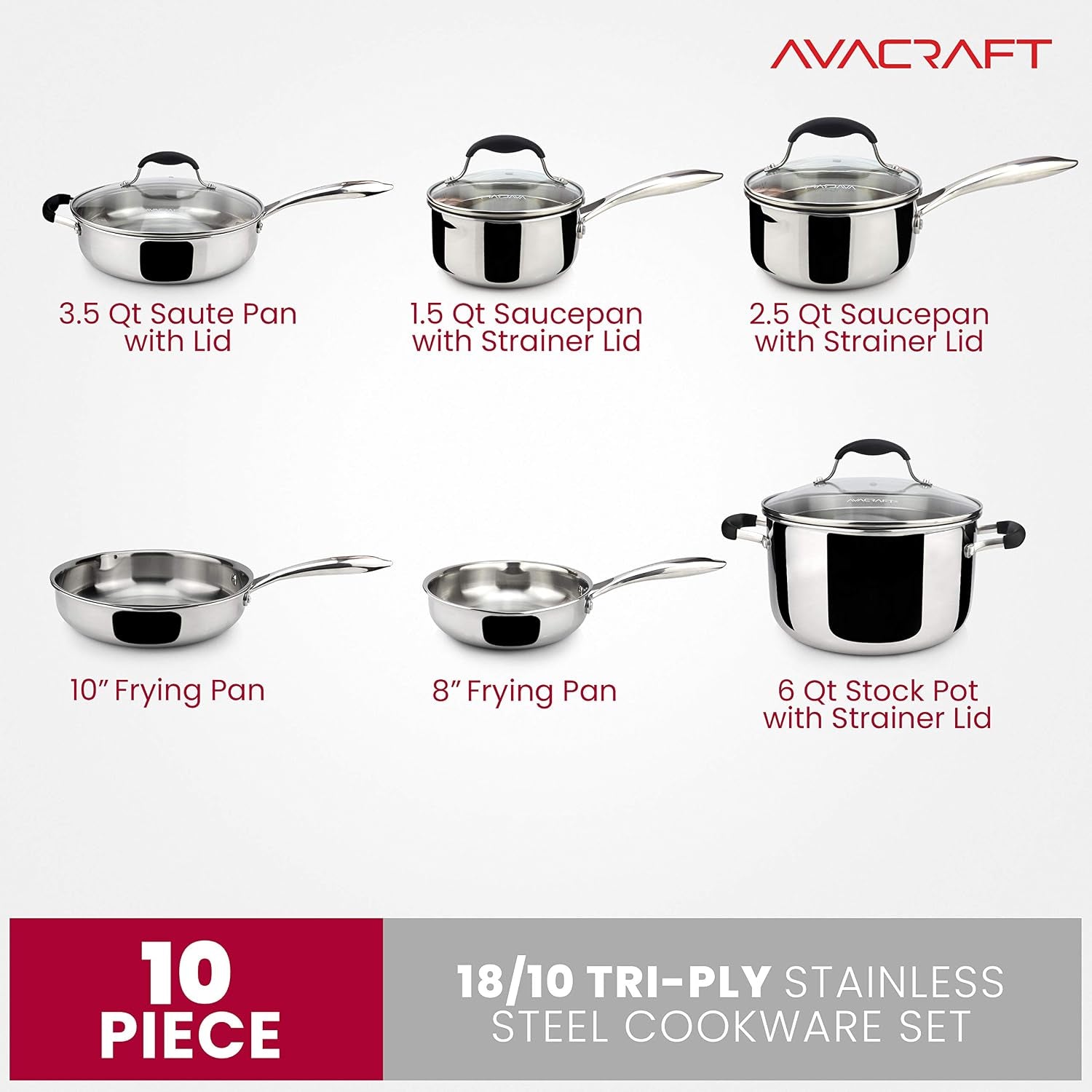 10-piece-18-10-stainless-steel-cookware-set-tri-ply-cookware-glass-strainer-lid-included-ergonomic-stay-cool-handles-dishwasher-safe