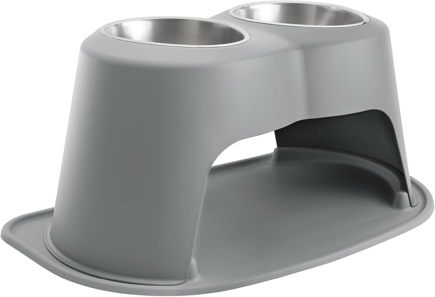 weathertech-double-high-pet-feeding-system-elevated-dog-cat-bowls-8-inch-high-dark-grey-dhc3208dgdg