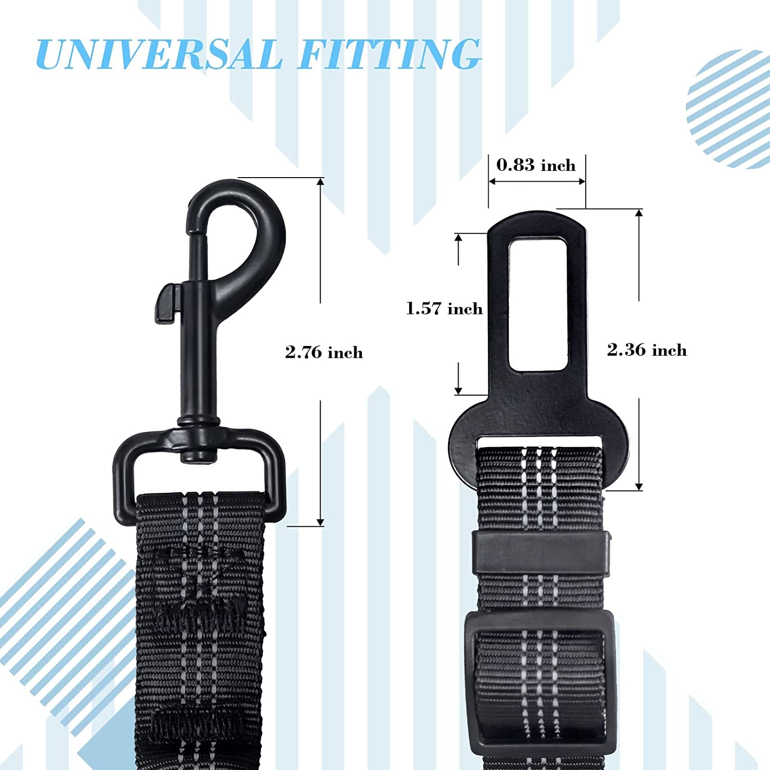2-pack-dog-seat-belt-adjustable-dog-car-seatbelts-for-vehicle-nylon-pet-safety-seat-belt-with-elastic-bungee-buffer-reflective-durable-car-harness-for-dogs