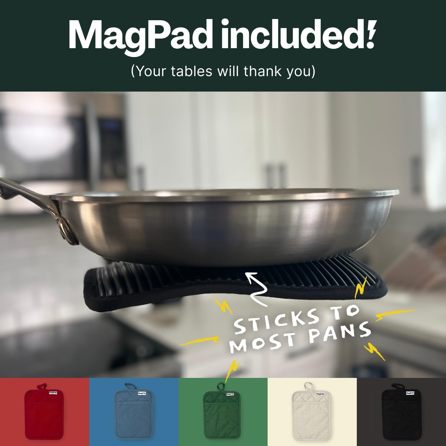 magnetic-oven-mitts-pot-holder-3-pc-set-high-heat-silicone-black-heat-resistant-to-500f-2-mini-mitts-1-hot-pad-magnetic-storage-non-slip-grip-100-machine-washable-premium-cotton