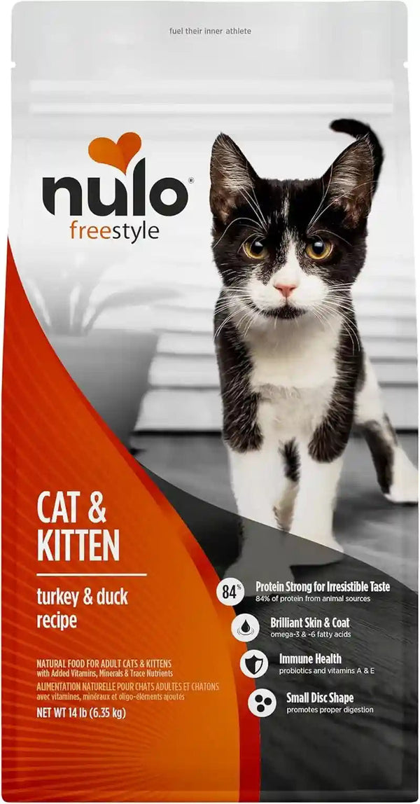 Nulo Freestyle Cat & Kitten Dry Food - Chicken & Cod Recipe, High Protein Grain Free Cat Food, Natural Kibble with Probiotics & Omega Fatty Acids, 4Lb Bag12