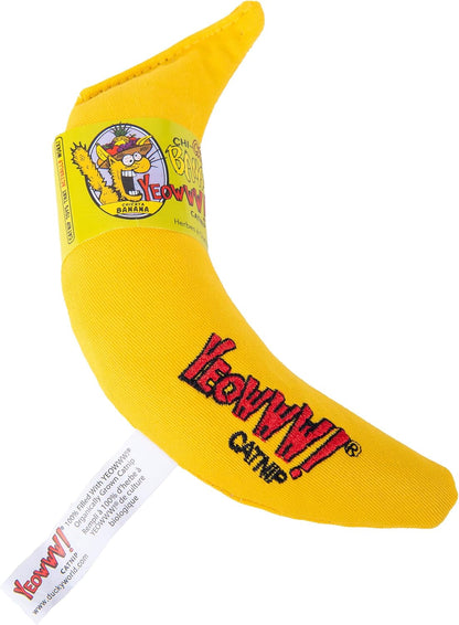 Yeowww! Catnip Chi-Cat-A Banana Toy for Cats - 7 Inches - Durable Cotton Twill - Made in the USA - Stuffed with Organically Grown Catnip2