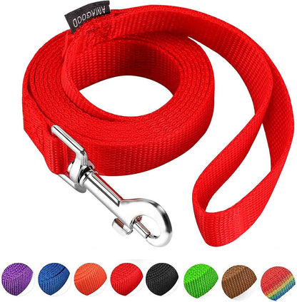 AMAGOOD 6 FT Puppy/Leash, Strong Traditional Style with Easy to Use Collar Hook, Great for Small, Medium and Large Dogs (5/8In X 6 Ft, Purple)14