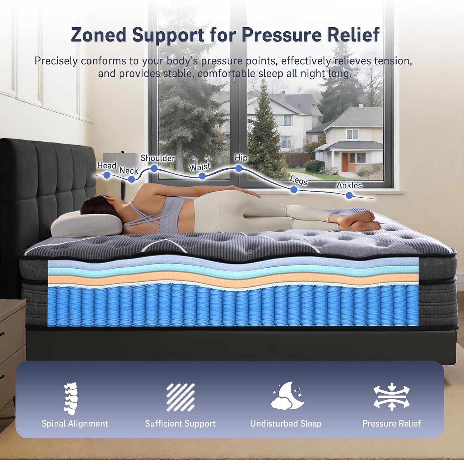 full-mattress-12-inch-luxury-hotel-level-cooling-hybrid-mattress-in-a-box-upgraded-cooling-gel-memory-foam-pocket-springs-relieve-back-waist-pain-extra-back-support-medium-firm-365-night-trial