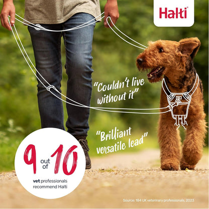 Halti Training Leash - Multifunctional Double-Ended Dog Leash, Ideal for Anti-Pulling Dog Training. Lightweight, Soft & Durable. Suitable for Medium to Large Dogs & Puppies (Size Large, Black, 2M)6