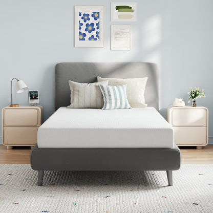 Twin Mattress, 5 Inch Twin Size Mattress, Gel Memory Foam Mattresses for Cooling Night Sleep & Pressure Relief, Colchones Fiberglass Free Certipur-Us Certified1