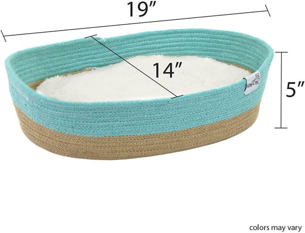 Kitty City Cat Bed, Cotton, 14" W X 19" L X 5" H (Pack of 2)7