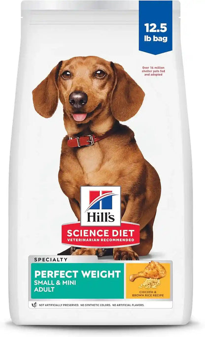 Hill'S Science Diet Adult Perfect Weight Small & Mini Dry Dog Food | #1 Veterinarian Recommended, Chicken Recipe, 4 Lb. Bag15