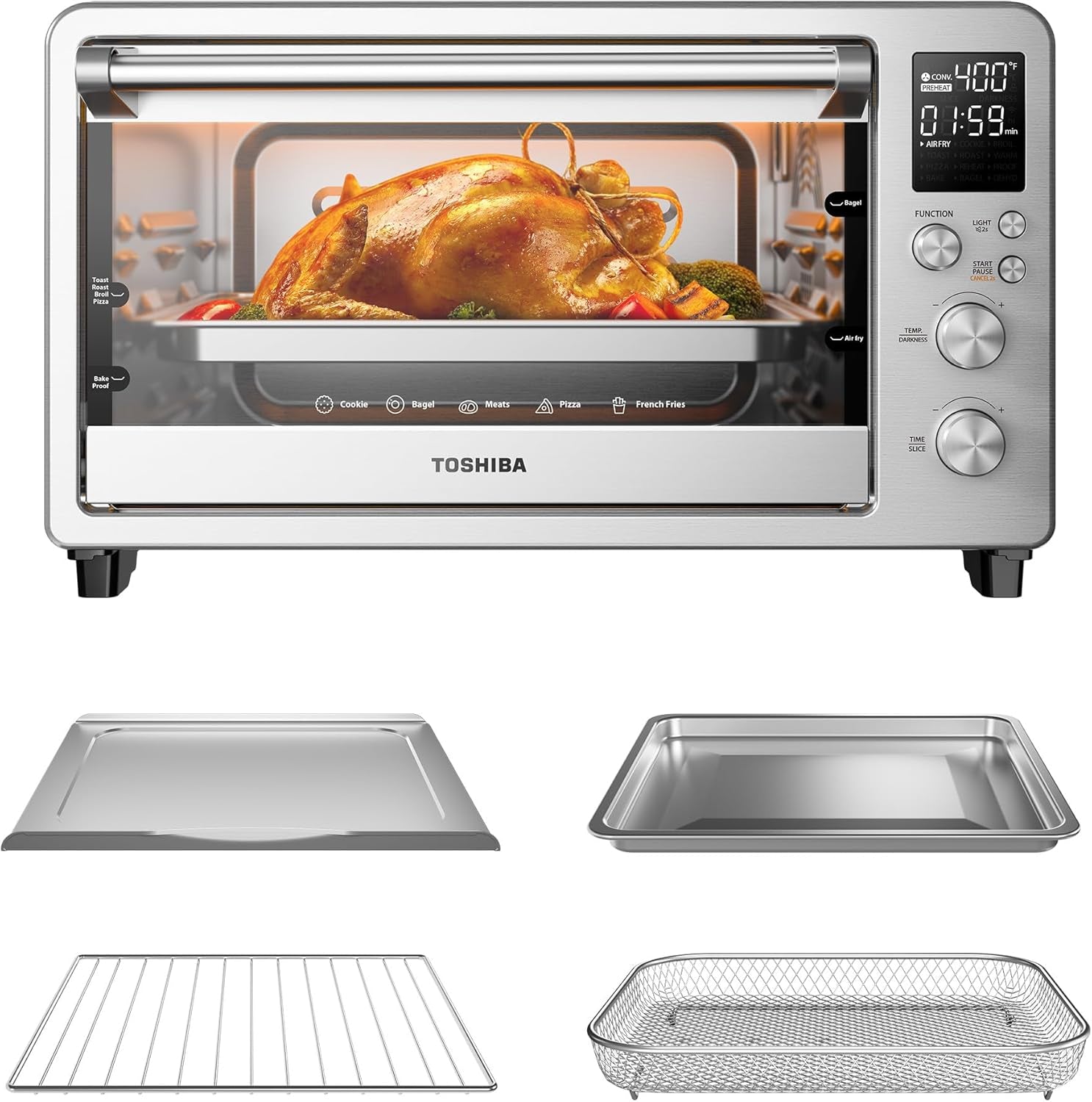 cheffry-air-fryer-toaster-oven-combo-26-4-quart-stainless-steel-bake-broil-pizza-dehydrate-with-toast