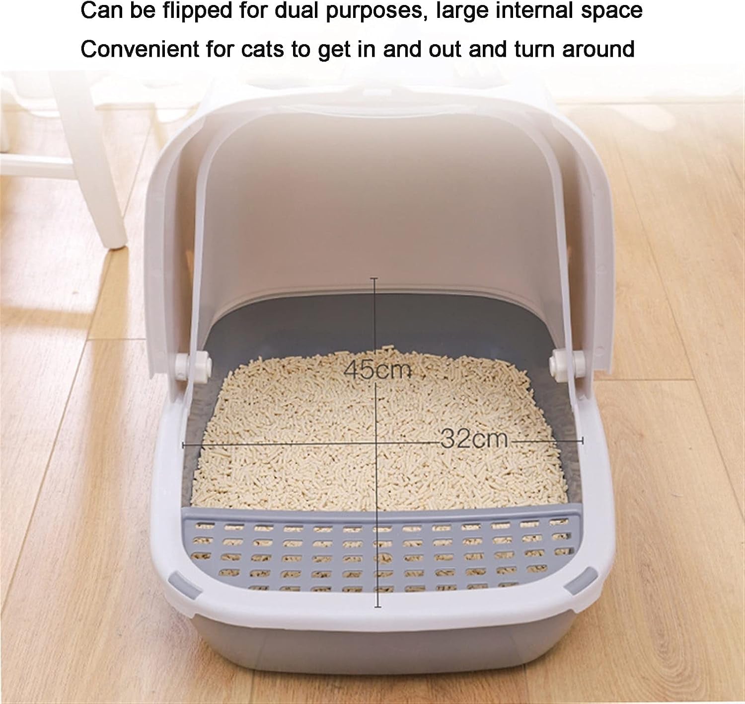 dog-potty-training-toilet-cat-litter-box-pan-with-scoop-and-hooded-cover-cute-large-cats-toilet-pet-kitty-enclosed-easy-cleana