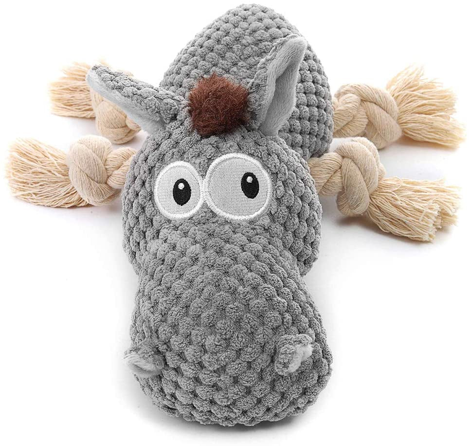 sedioso-dog-toy-large-dog-squeaky-toys-stuffed-animal-dog-plush-toy-for-puppy-small-middle-large-dogs-donkeygrey