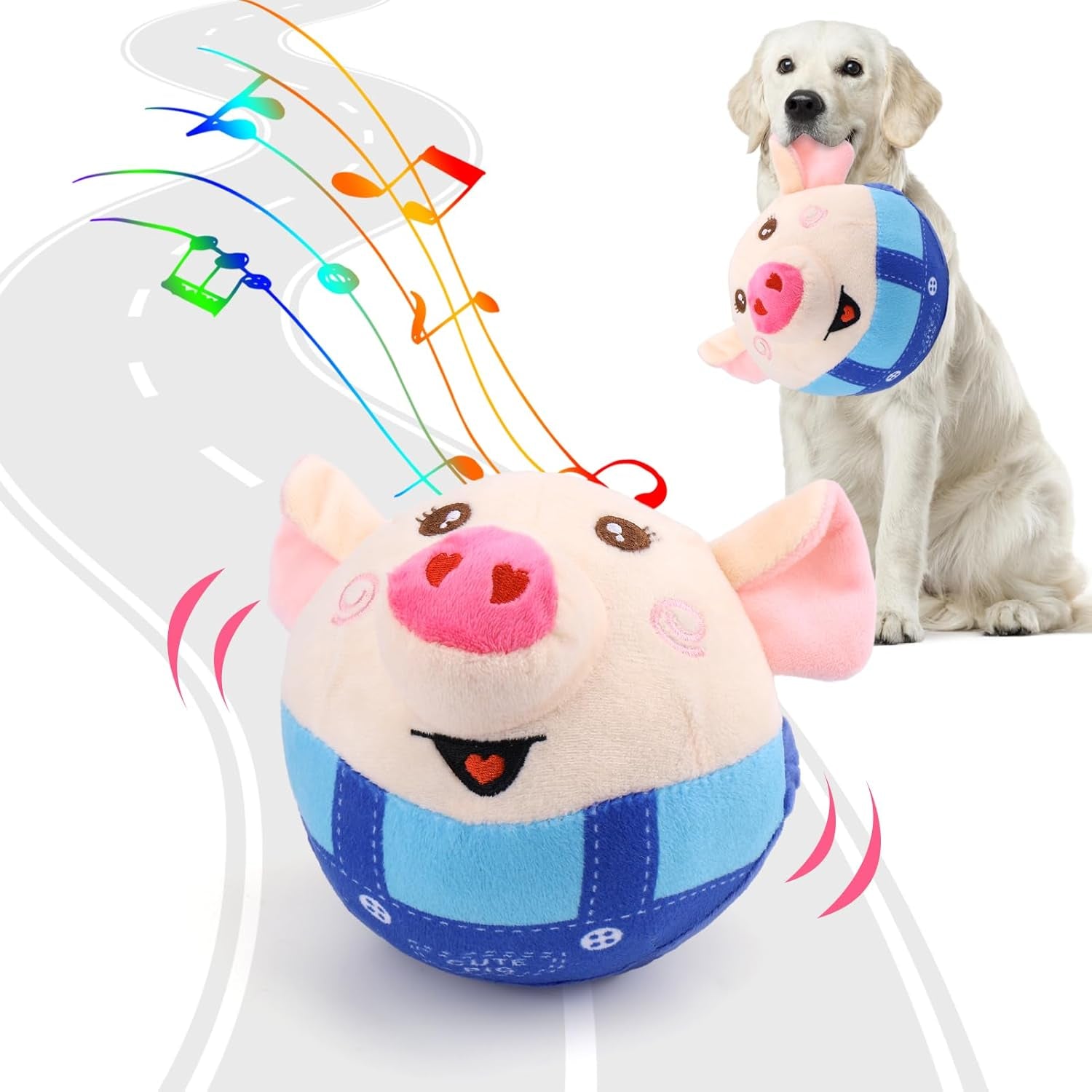 baborui-interactive-dog-toys-pig-jumping-squeaky-dog-toys-with-recording-and-music-modes-rechargeable-moving-dog-chew-toys-for-small-medium-large-dogs-to-keep-them-busyblue-pig