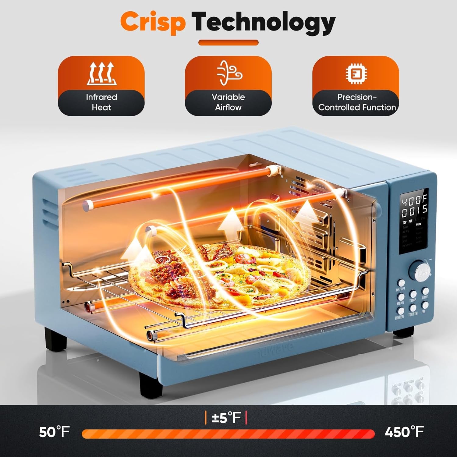 bravo-pro-convection-air-fryer-toaster-oven-combo-2026-new-improved-10-in-1-50-450-f-control-quick-even-crisp-tech-21qt-pfas-free-cozy-blue