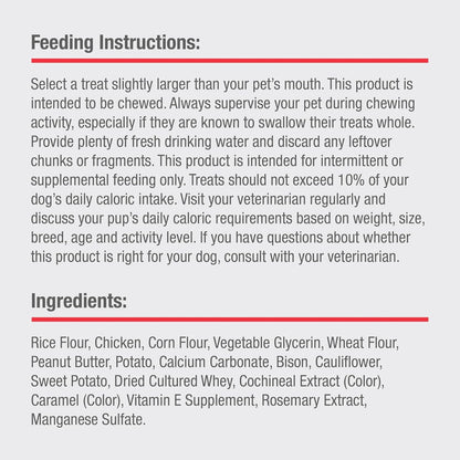Dreambone Puffy Rolls Rawhide-Free Dog Treats with Real Protein, 8 Count | Daily Chew, Digests Safely and Completely, Made with Real Chicken and Veggies, for Adult Dogs3