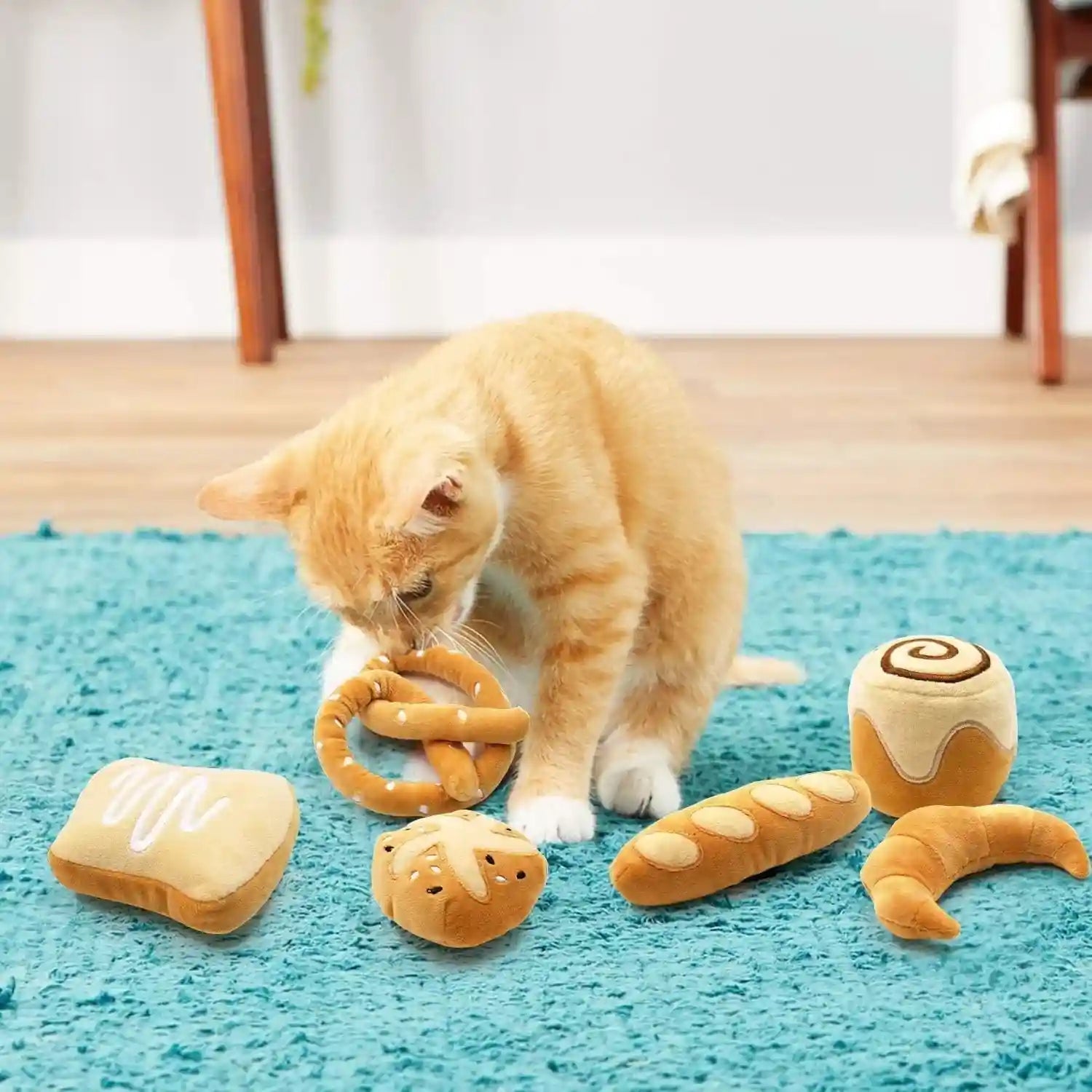 ciyvolyeen-6-pack-plush-bread-catnip-toys-for-indoor-cats-interactive-cat-toy-soft-plush-organic-catnip-bite-resistant-boredom-relief-bread-shapes-trigger-natural-predatory-play