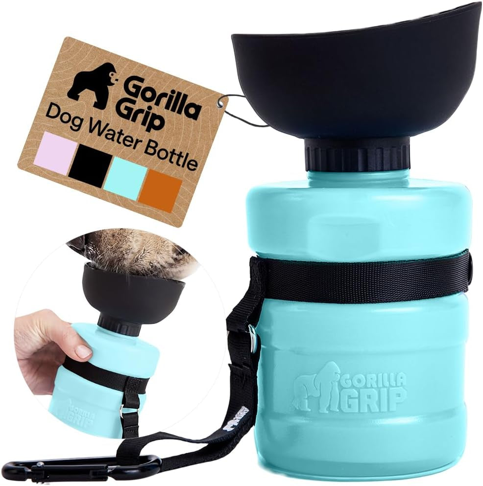 gorilla-grip-dog-water-bottle-portable-water-bowl-dispenser-for-dogs-16-oz-leak-proof-pet-travel-squeeze-bottles-food-grade-silicone-stocking-gifts-for-pets-to-go-puppy-essentials-black