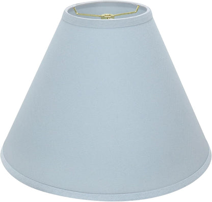 32267 Transitional Hardback Empire Shaped Spider Construction Lamp Shade in Light Blue, 16" Wide (6" X 16" X 12")1